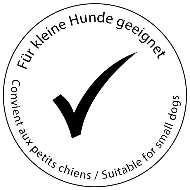 Für kleine Hunde geeignet
