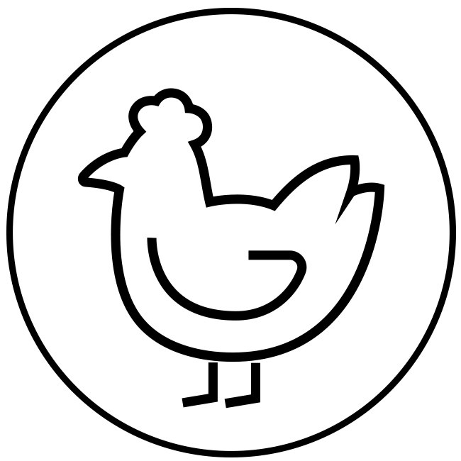 Mit Hühnerfleisch