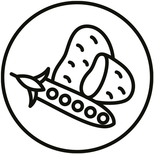 Kartoffeln und Erbsen