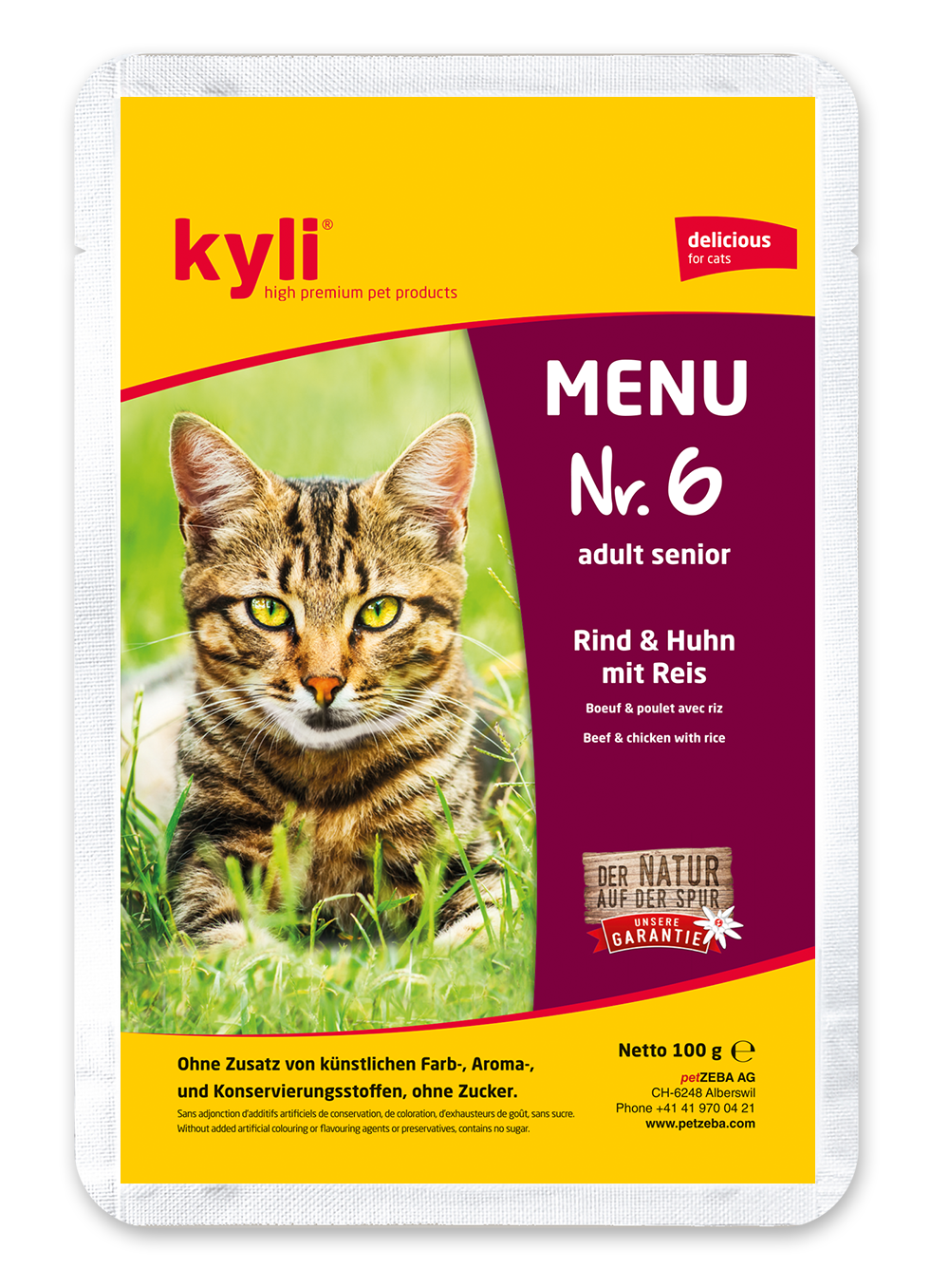 kyli Menu Nr. 6 Senior